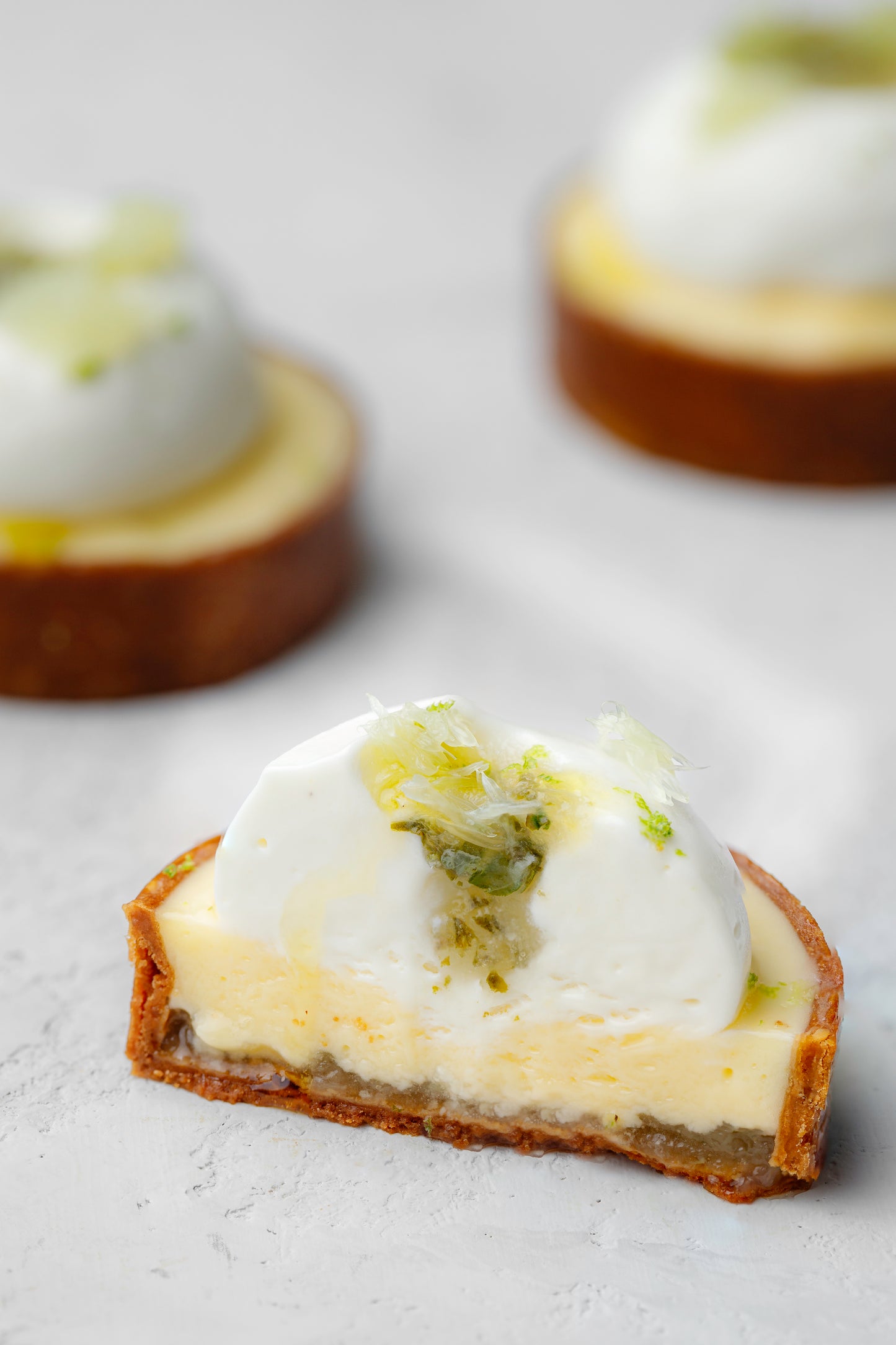 Lemon Basil Olive Oil Tart