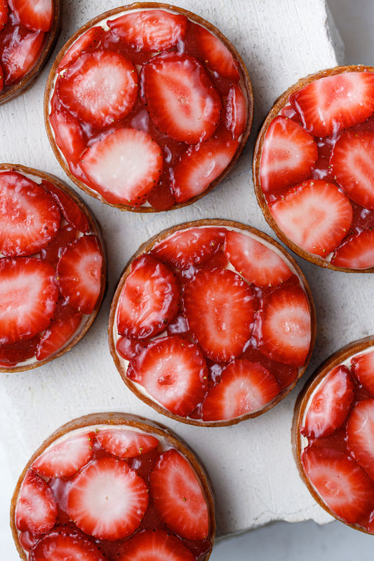 Strawberry Orange Blossom Tart